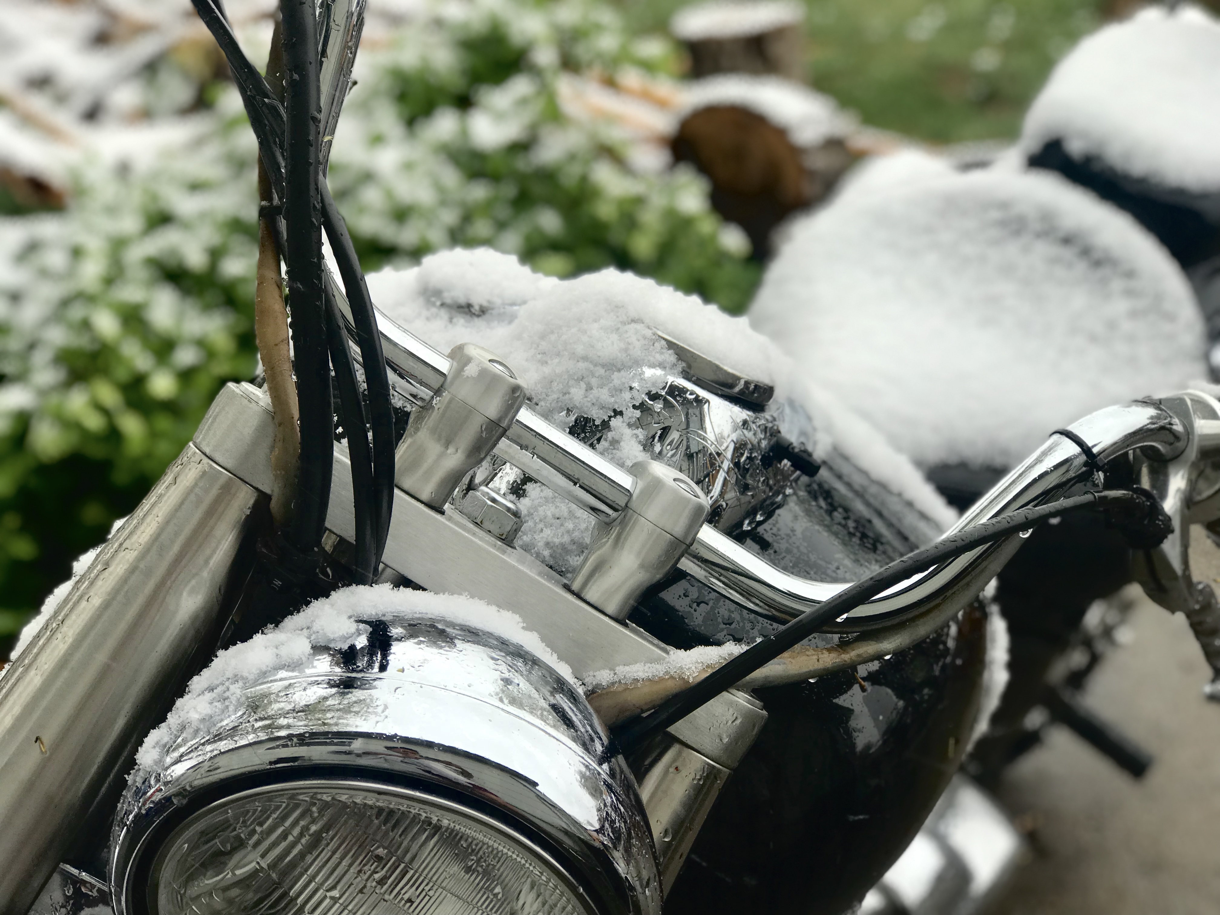 Snowy Bike